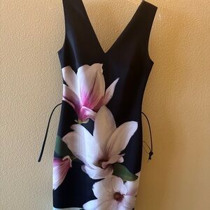 Ted Baker floral midi dress